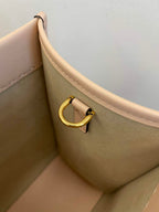 FENDI SUNSHINE MEDIUM PALE PINK LEATHER SHOPPER – F022
