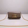 FENDI WALLET ON CHAIN WITH POUCHES BROWN MINI BAG – F055