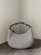 FENDIGRAPHY MEDIUM LEATHER BAG WITH MULTICOLOUR INLAY – F024