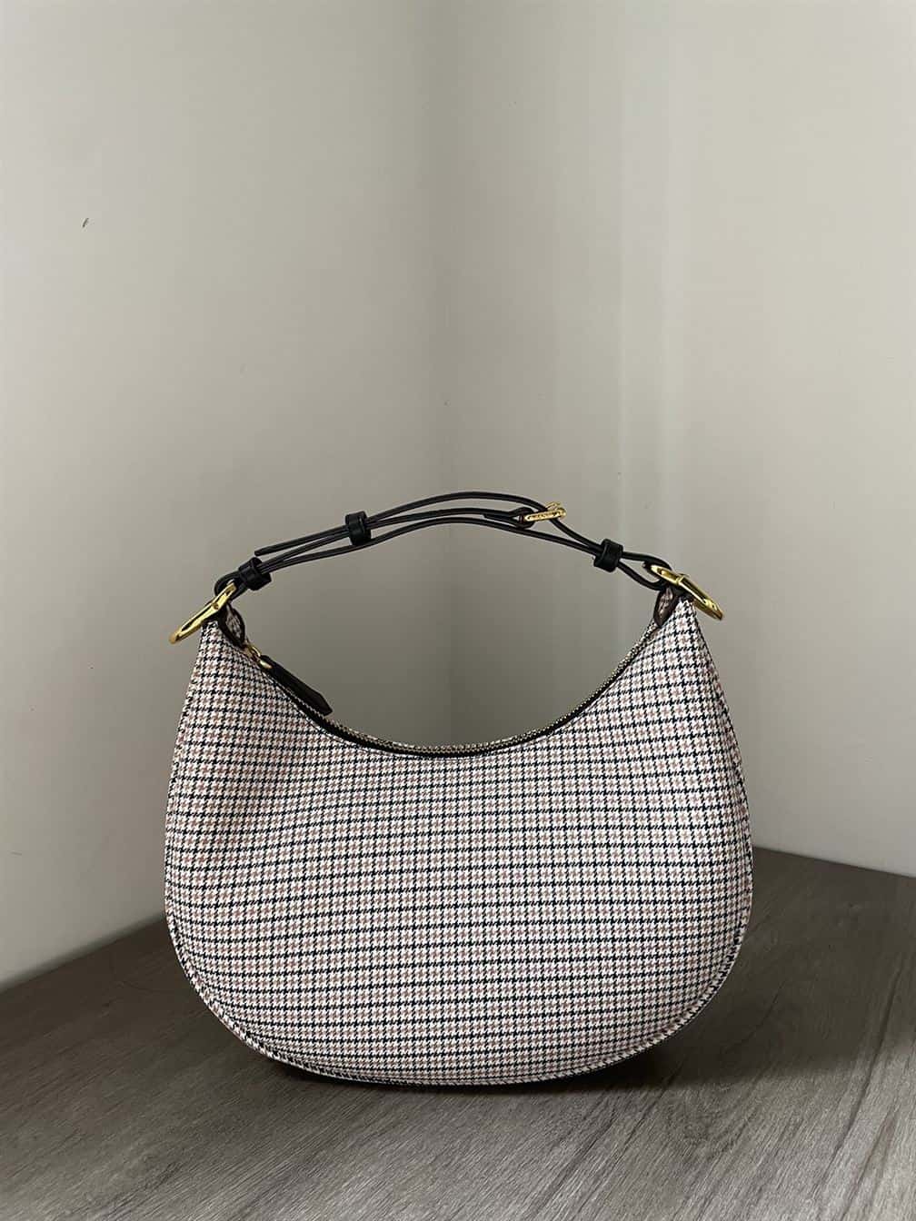 FENDIGRAPHY MEDIUM LEATHER BAG WITH MULTICOLOUR INLAY – F024