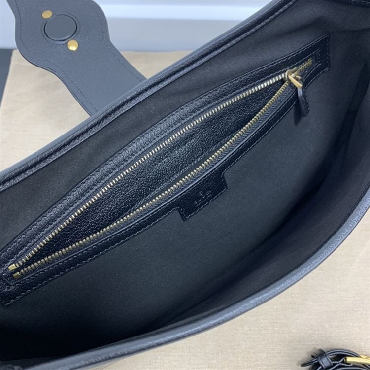 GUCCI APHRODITE MEDIUM SHOULDER BAG IN BLACK LEATHER – GB47