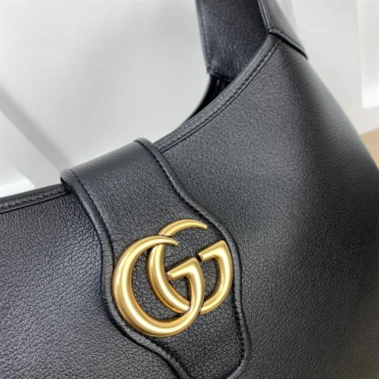 GUCCI APHRODITE MEDIUM SHOULDER BAG IN BLACK LEATHER – GB47