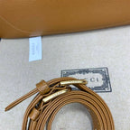 GUCCI APHRODITE MEDIUM SHOULDER BAG IN BROWN LEATHER – GB44
