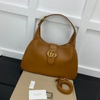 GUCCI APHRODITE MEDIUM SHOULDER BAG IN BROWN LEATHER – GB44