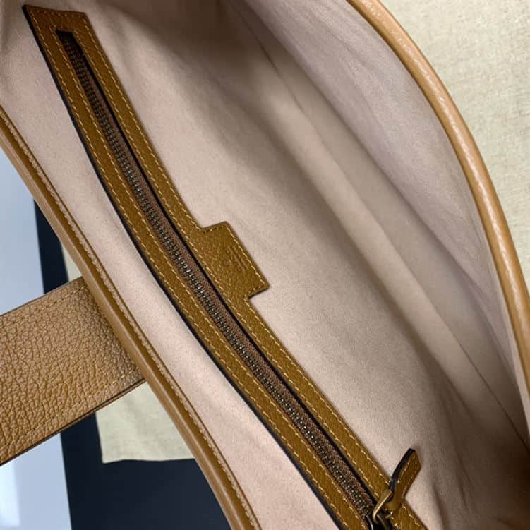 GUCCI APHRODITE MEDIUM SHOULDER BAG IN BROWN LEATHER – GB44