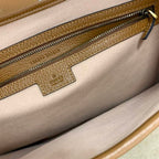 GUCCI APHRODITE MEDIUM SHOULDER BAG IN BROWN LEATHER – GB44
