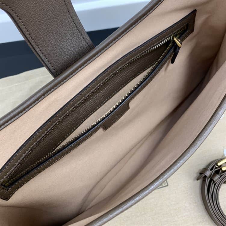 GUCCI APHRODITE MEDIUM SHOULDER BAG IN BROWN LEATHER – GB49