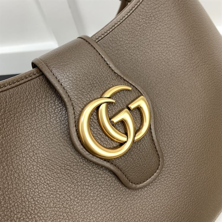 GUCCI APHRODITE MEDIUM SHOULDER BAG IN BROWN LEATHER – GB49