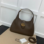 GUCCI APHRODITE MEDIUM SHOULDER BAG IN BROWN LEATHER – GB49