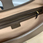 GUCCI APHRODITE MEDIUM SHOULDER BAG IN BROWN LEATHER – GB49
