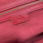 GUCCI APHRODITE MEDIUM SHOULDER BAG IN HIBISCUS RED LEATHER – GB45