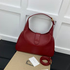 GUCCI APHRODITE MEDIUM SHOULDER BAG IN HIBISCUS RED LEATHER – GB45
