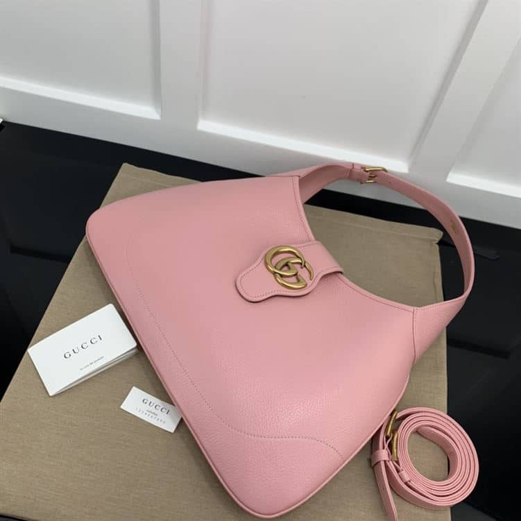 GUCCI APHRODITE MEDIUM SHOULDER BAG IN LIGHT PINK LEATHER – GB46