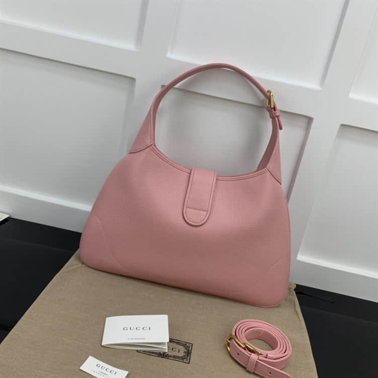 GUCCI APHRODITE MEDIUM SHOULDER BAG IN LIGHT PINK LEATHER – GB46