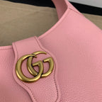 GUCCI APHRODITE MEDIUM SHOULDER BAG IN LIGHT PINK LEATHER – GB46