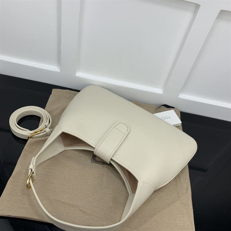 GUCCI APHRODITE MEDIUM SHOULDER BAG IN WHITE LEATHER – GB48