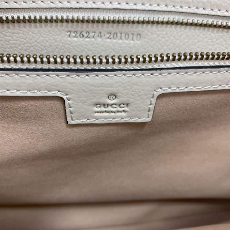 GUCCI APHRODITE MEDIUM SHOULDER BAG IN WHITE LEATHER – GB48