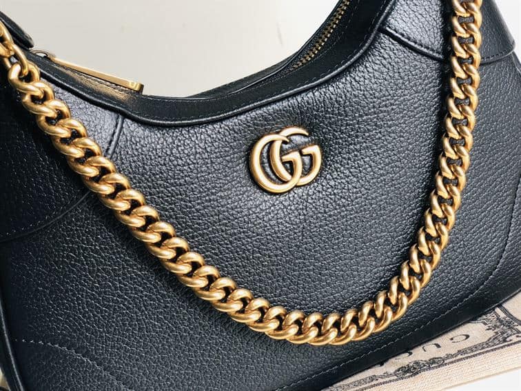 GUCCI APHRODITE SMALL SHOULDER BAG IN BLACK LEATHER – GB41