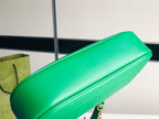 GUCCI APHRODITE SMALL SHOULDER BAG IN GREEN LEATHER – GB43