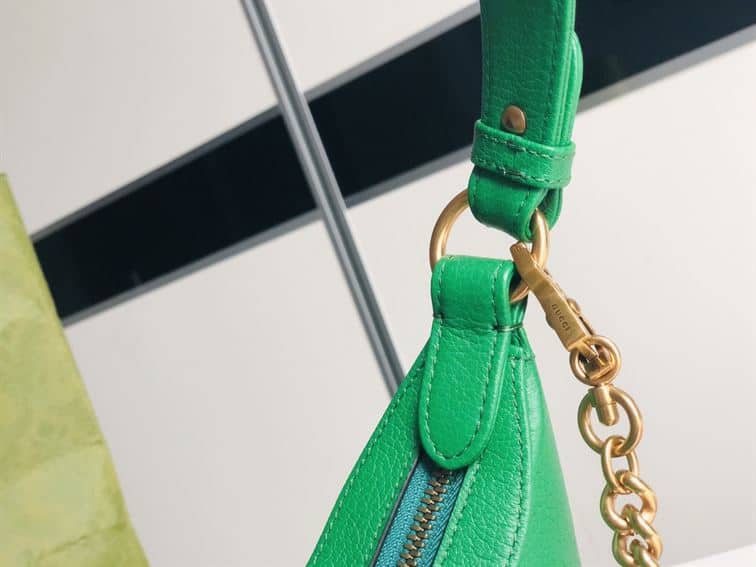 GUCCI APHRODITE SMALL SHOULDER BAG IN GREEN LEATHER – GB43