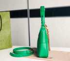 GUCCI APHRODITE SMALL SHOULDER BAG IN GREEN LEATHER – GB43