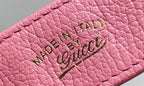 GUCCI APHRODITE SMALL SHOULDER BAG IN LIGHT PINK LEATHER – GB42