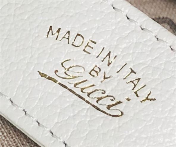 GUCCI APHRODITE SMALL SHOULDER BAG IN WHITE LEATHER – GB40