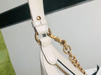 GUCCI APHRODITE SMALL SHOULDER BAG IN WHITE LEATHER – GB40