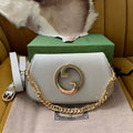 GUCCI BLONDIE SHOULDER BAG IN WHITE LEATHER – GB79