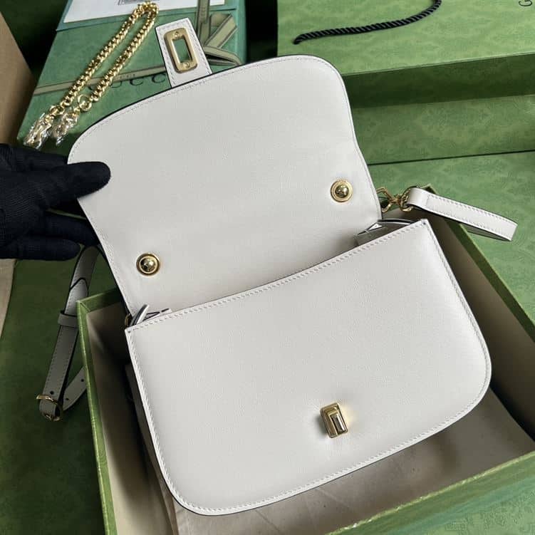 GUCCI BLONDIE TOP HANDLE WHITE BAG – GB05