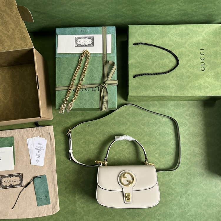 GUCCI BLONDIE TOP HANDLE WHITE BAG – GB05