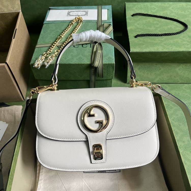 GUCCI BLONDIE TOP HANDLE WHITE BAG – GB05