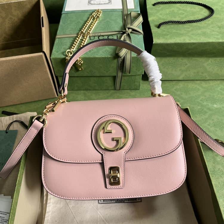 GUCCI BLONDIE TOP HANDLE PINK BAG – GB07