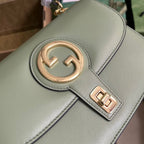 GUCCI BLONDIE TOP HANDLE LIGHT GREEN BAG – GB08