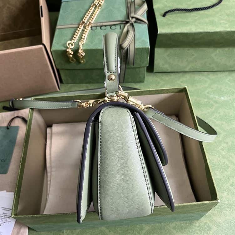 GUCCI BLONDIE TOP HANDLE LIGHT GREEN BAG – GB08