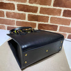 GUCCI DIANA SMALL NOTE BAG IN BLACK LEATHER – GB03