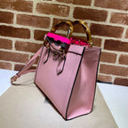 GUCCI DIANA SMALL NOTE BAG IN PINK LEATHER – GB04