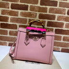 GUCCI DIANA SMALL NOTE BAG IN PINK LEATHER – GB04