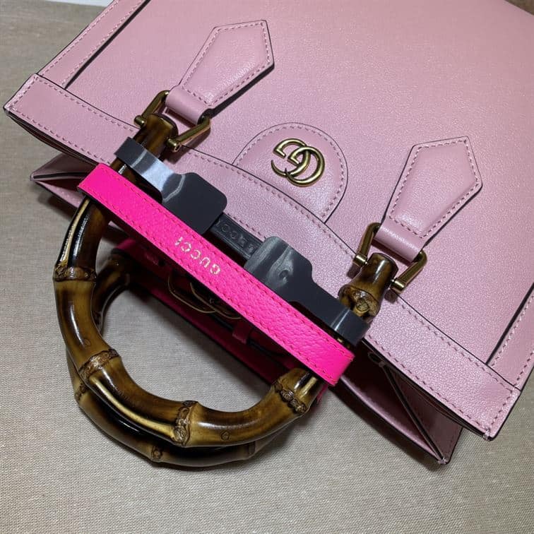 GUCCI DIANA SMALL NOTE BAG IN PINK LEATHER – GB04