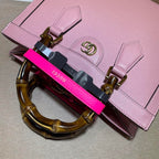 GUCCI DIANA SMALL NOTE BAG IN PINK LEATHER – GB04