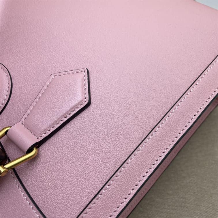 GUCCI DIANA SMALL NOTE BAG IN PINK LEATHER – GB04