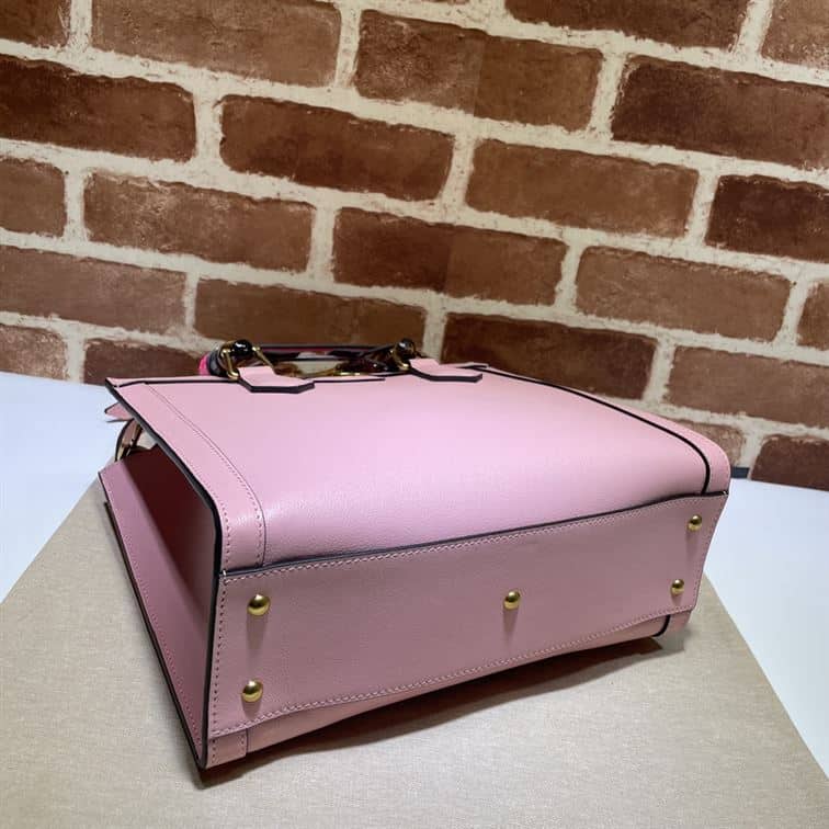 GUCCI DIANA SMALL NOTE BAG IN PINK LEATHER – GB04