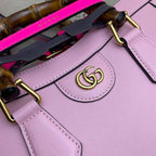 GUCCI DIANA SMALL NOTE BAG IN PINK LEATHER – GB04