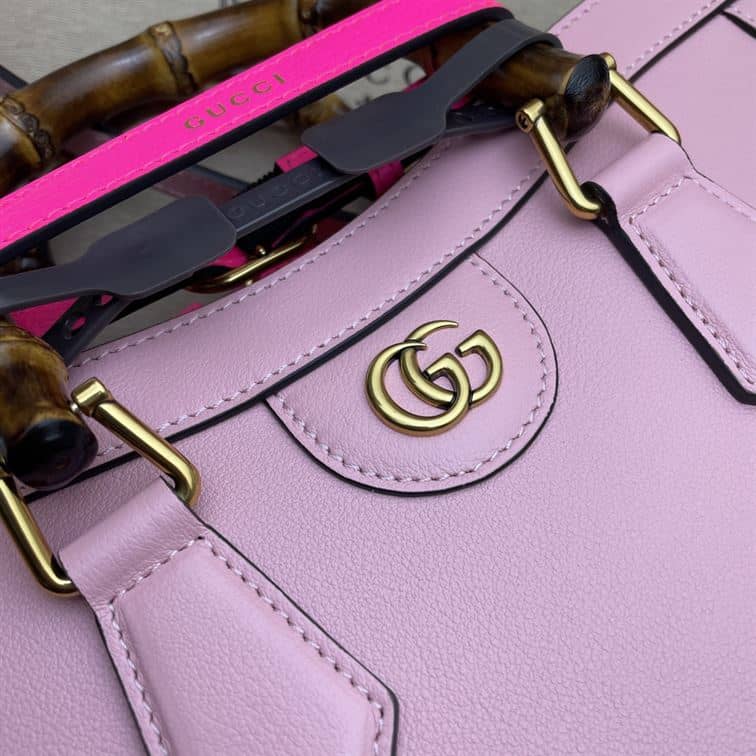 GUCCI DIANA SMALL NOTE BAG IN PINK LEATHER – GB04