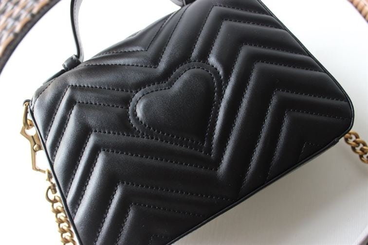 GUCCI GG MARMONT MINI TOP HANDLE BAG – GB82