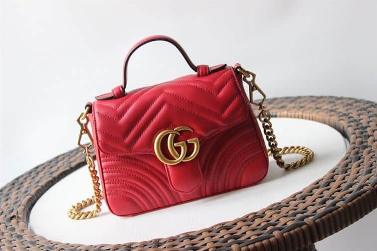 GUCCI GG MARMONT MINI TOP HANDLE BAG – GB84