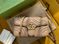 GUCCI GG MARMONT SMALL SHOULDER BAG IN BROWN LEATHER – GB60