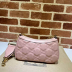 GUCCI GG MATELASSE HANDBAG WITH PINK LEATHER – GB88