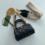 GUCCI GG MATELASSE MINI BAG IN BLACK LEATHER – GB69