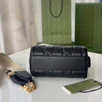 GUCCI GG MATELASSE MINI BAG IN BLACK LEATHER – GB69